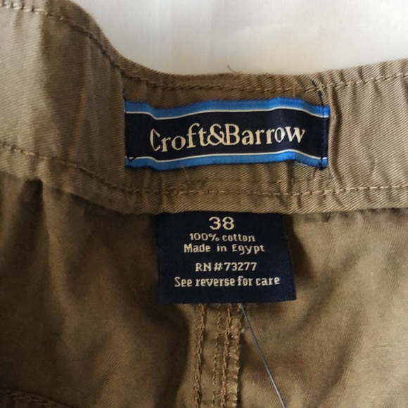 Men’s size 38 brown Croft & Barrow comfort waist sport short - Picture 2 of 8